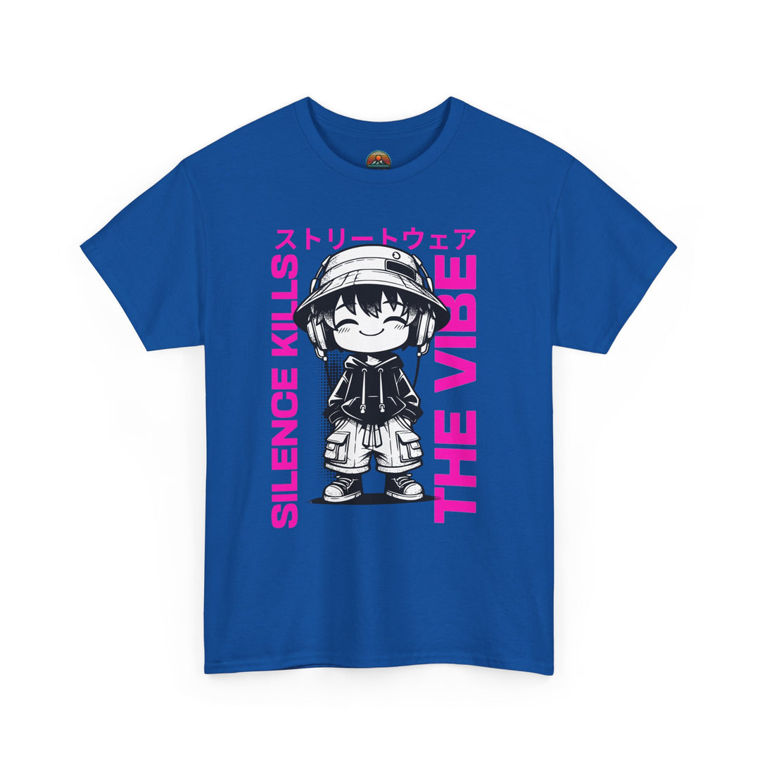 Silence kills the Vibe - Anime Unisex T-Shirt