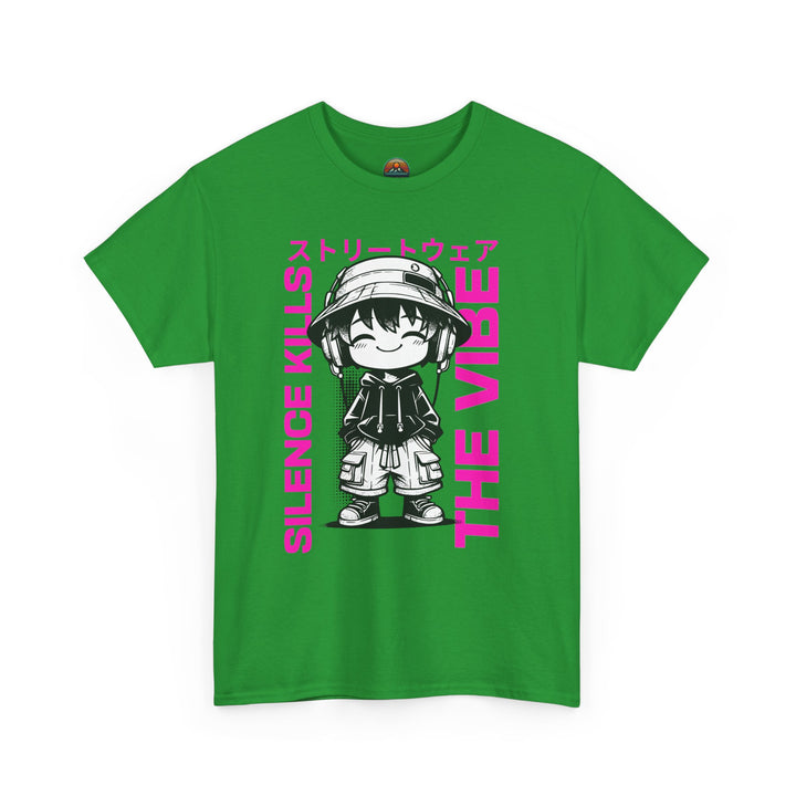 Silence kills the Vibe - Anime Unisex T-Shirt