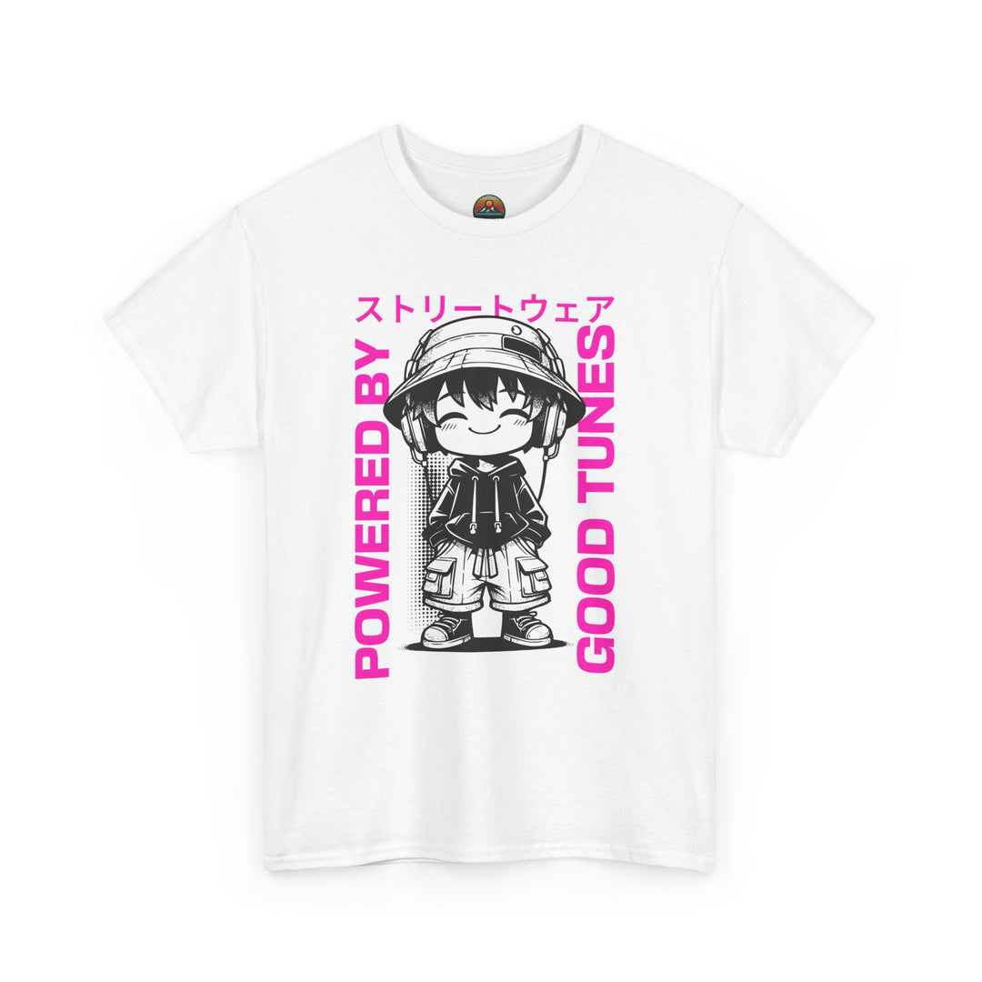 Powered by Good Tunes - Anime Unisex T-Shirt