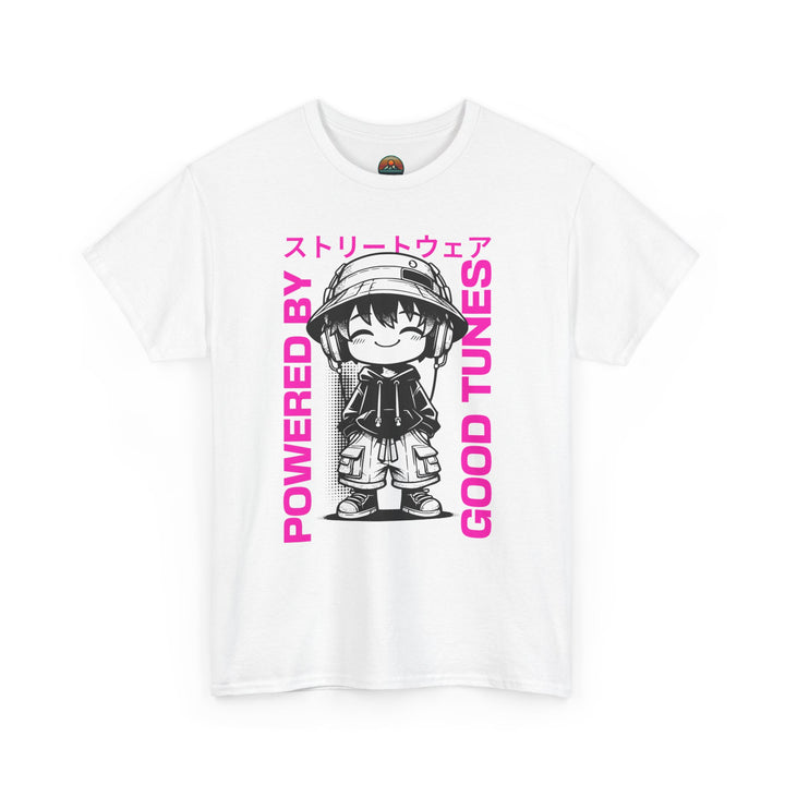 Powered by Good Tunes - Anime Unisex T-Shirt