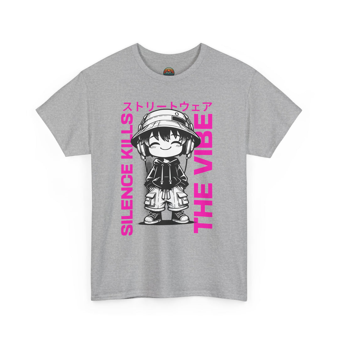 Silence kills the Vibe - Anime Unisex T-Shirt
