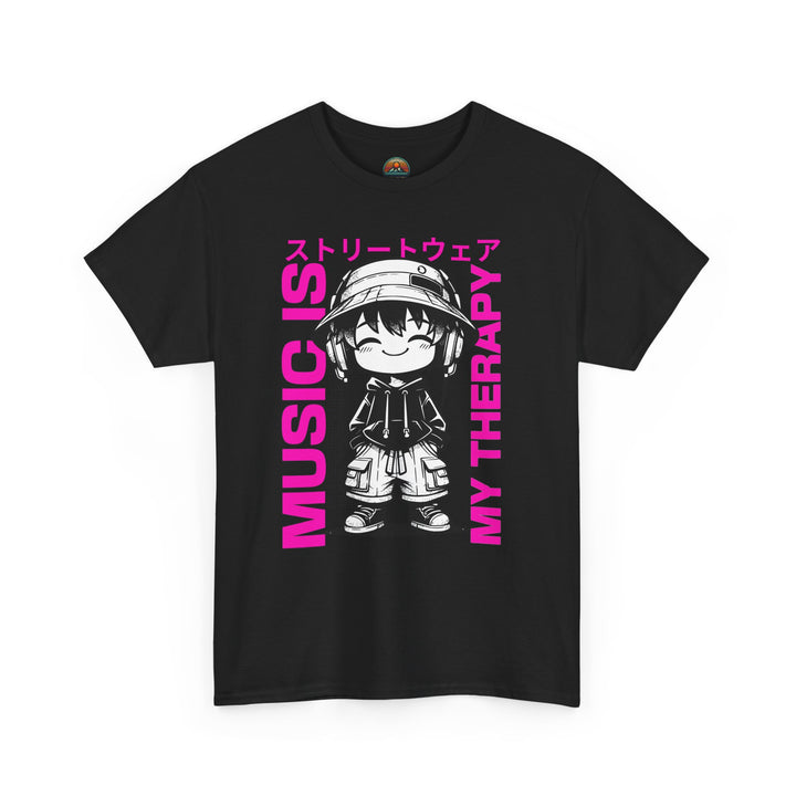 Music is my Therapy - Anime Unisex T-Shirt
