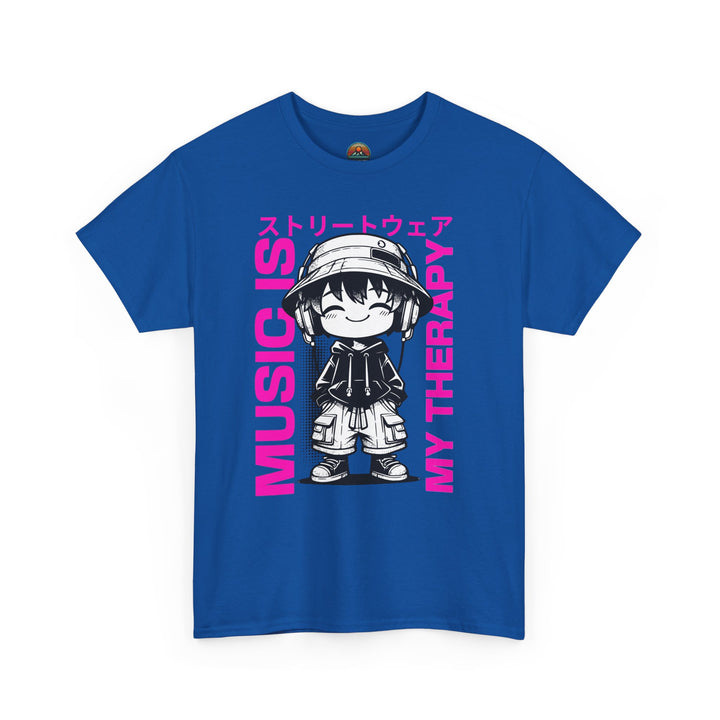 Music is my Therapy - Anime Unisex T-Shirt