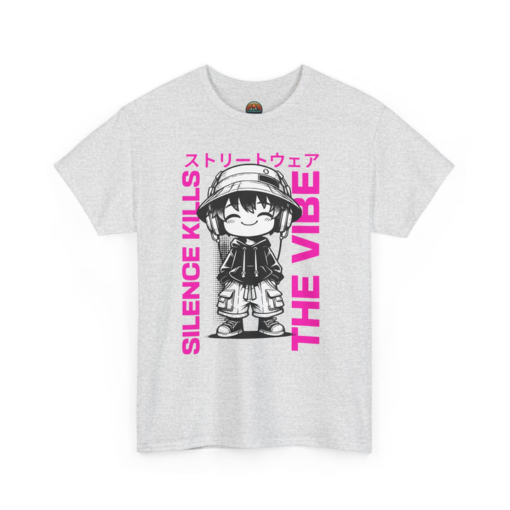 Silence kills the Vibe - Anime Unisex T-Shirt