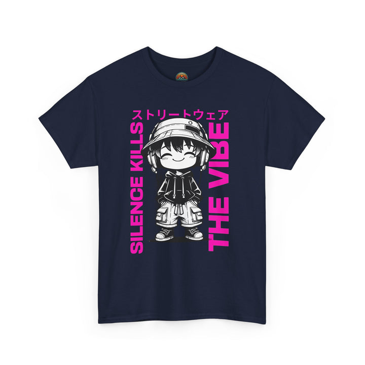 Silence kills the Vibe - Anime Unisex T-Shirt