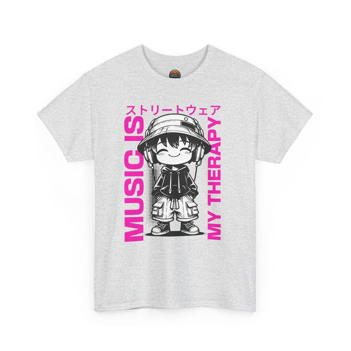Music is my Therapy - Anime Unisex T-Shirt