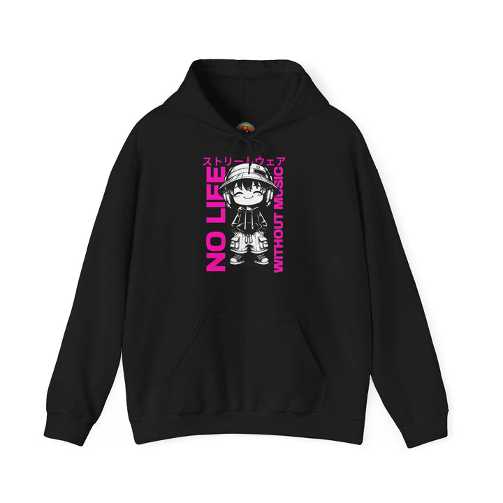 No Life Without Music - Anime Unisex Hoodie