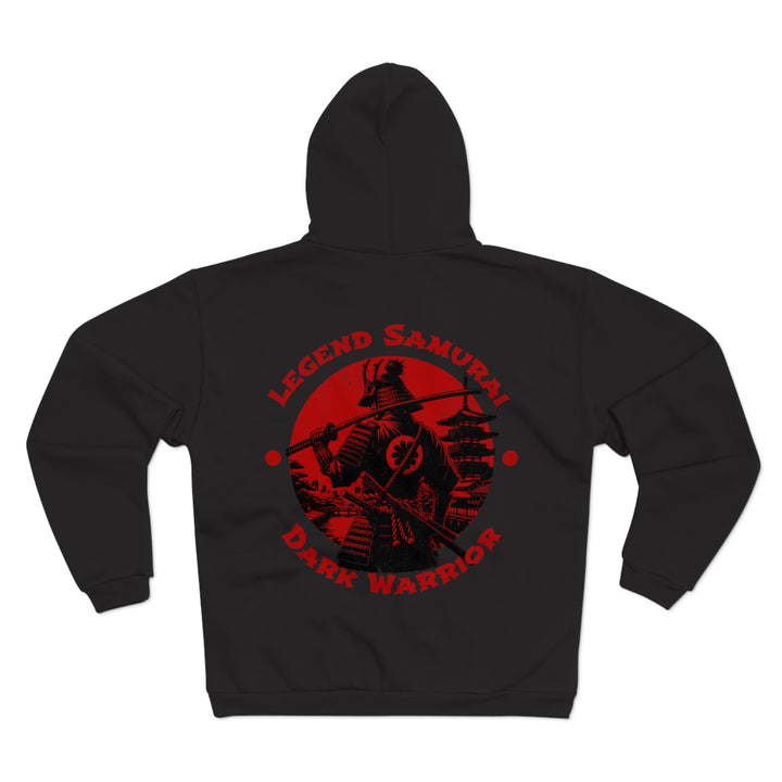 Legend Samurai Dark Warrior - Japan Unisex Zip Hoodie
