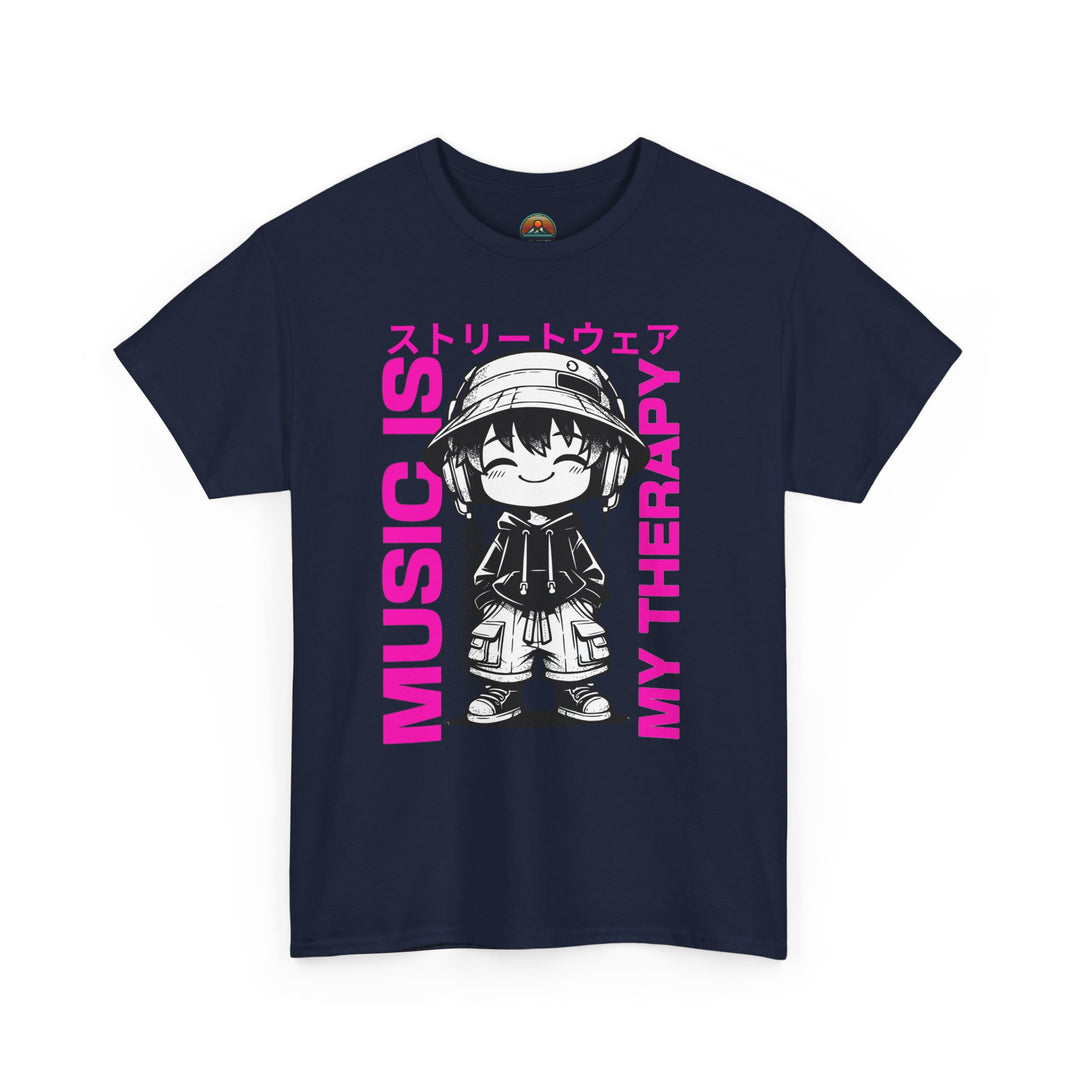 Music is my Therapy - Anime Unisex T-Shirt