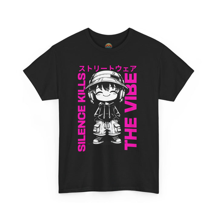 Silence kills the Vibe - Anime Unisex T-Shirt