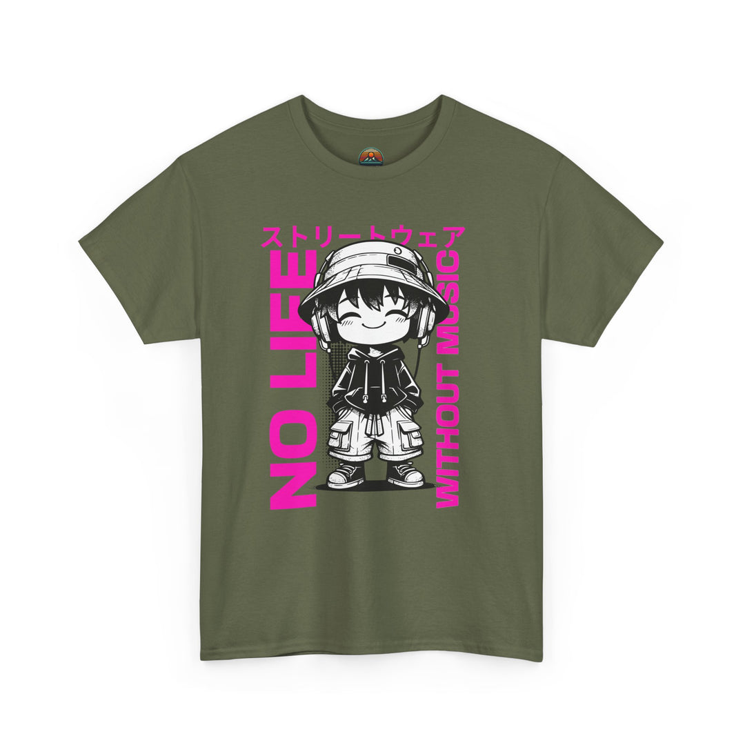 No Life Without Music - Anime Unisex T-Shirt
