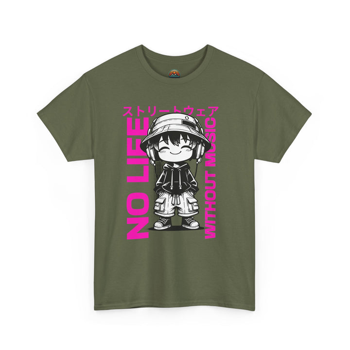 No Life Without Music - Anime Unisex T-Shirt
