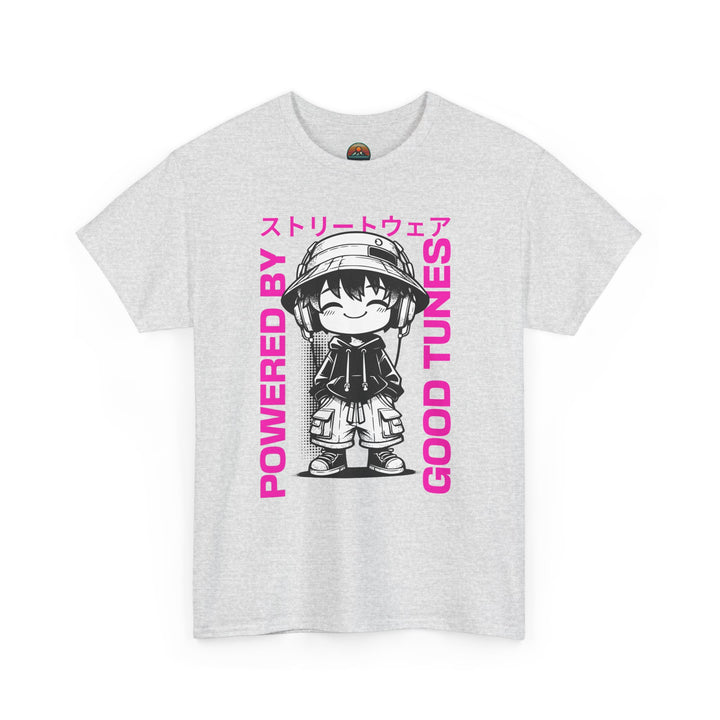 Powered by Good Tunes - Anime Unisex T-Shirt