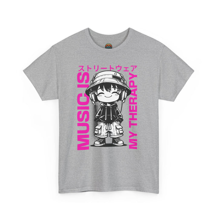 Music is my Therapy - Anime Unisex T-Shirt