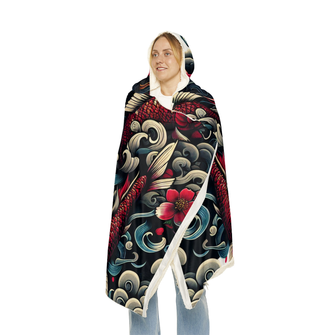 Crimson Demon Tide - Hooded blanket