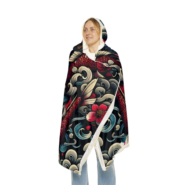 Crimson Demon Tide - Hooded blanket