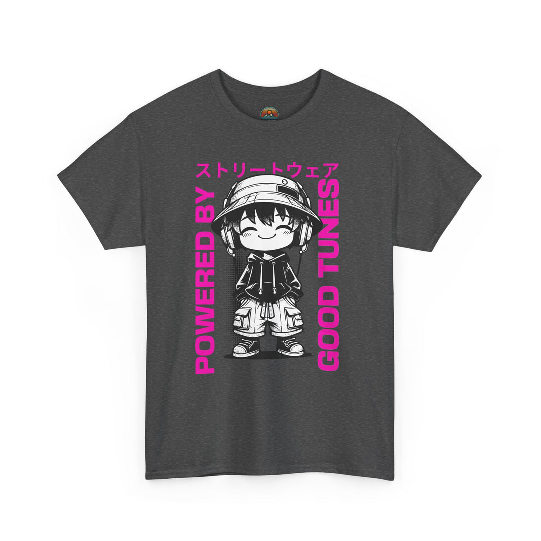 Powered by Good Tunes - Anime Unisex T-Shirt