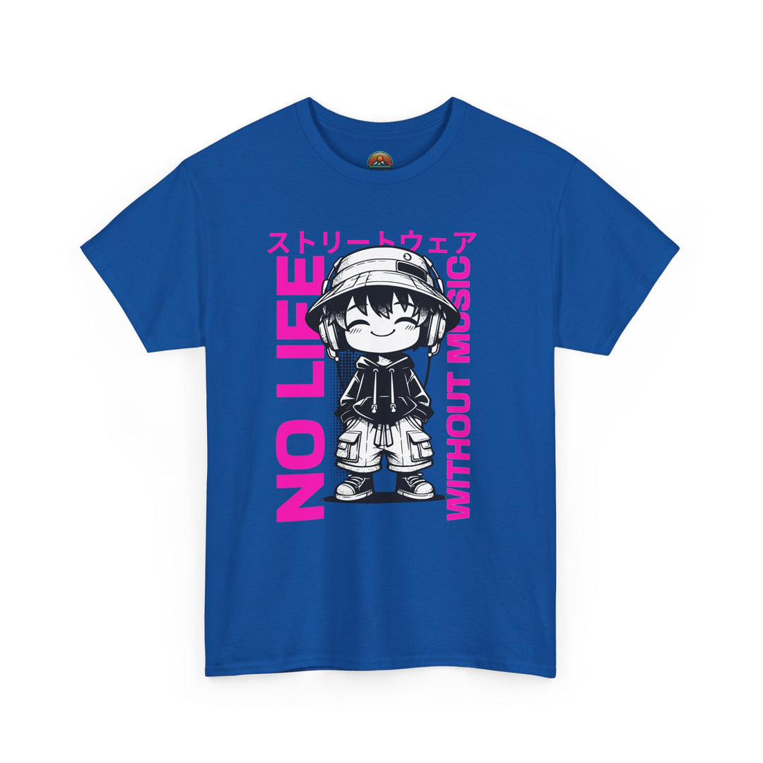 No Life Without Music - Anime Unisex T-Shirt
