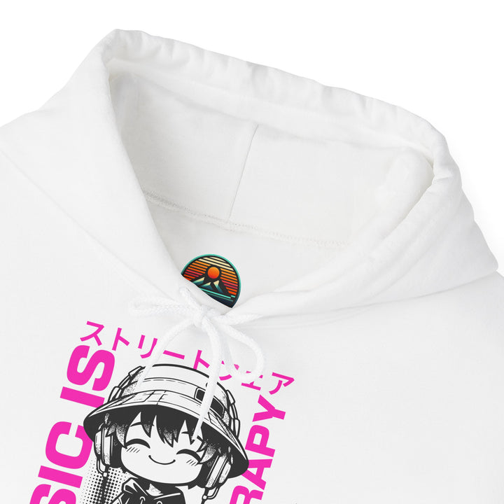 Music Is My Therapy - Anime Unisex Hoodie