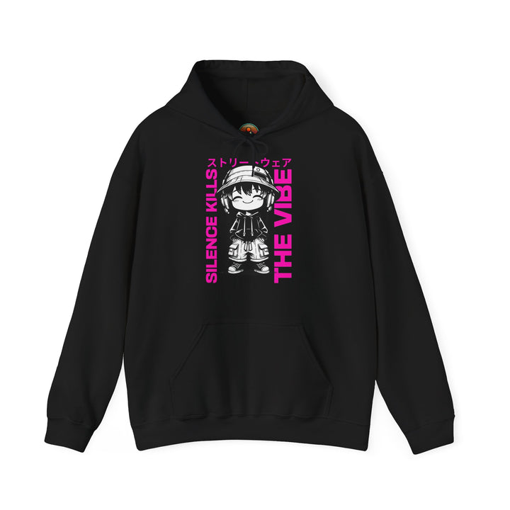 Silence Kills the Vibe - Anime Unisex Hoodie