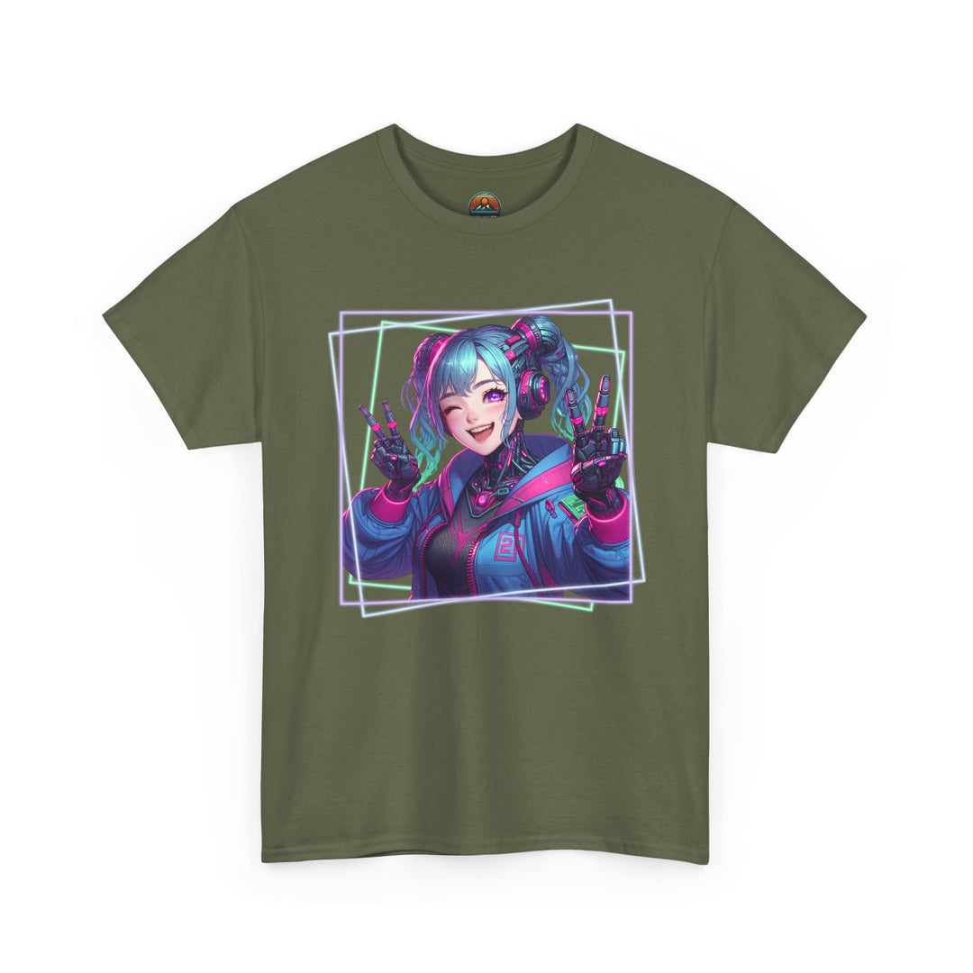 Cyber Girl - Anime Unisex T-Shirt