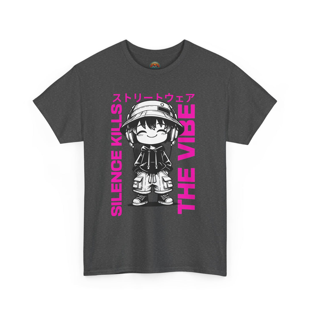 Silence kills the Vibe - Anime Unisex T-Shirt