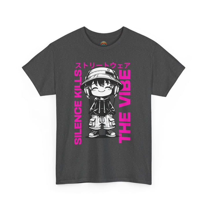 Silence kills the Vibe - Anime Unisex T-Shirt