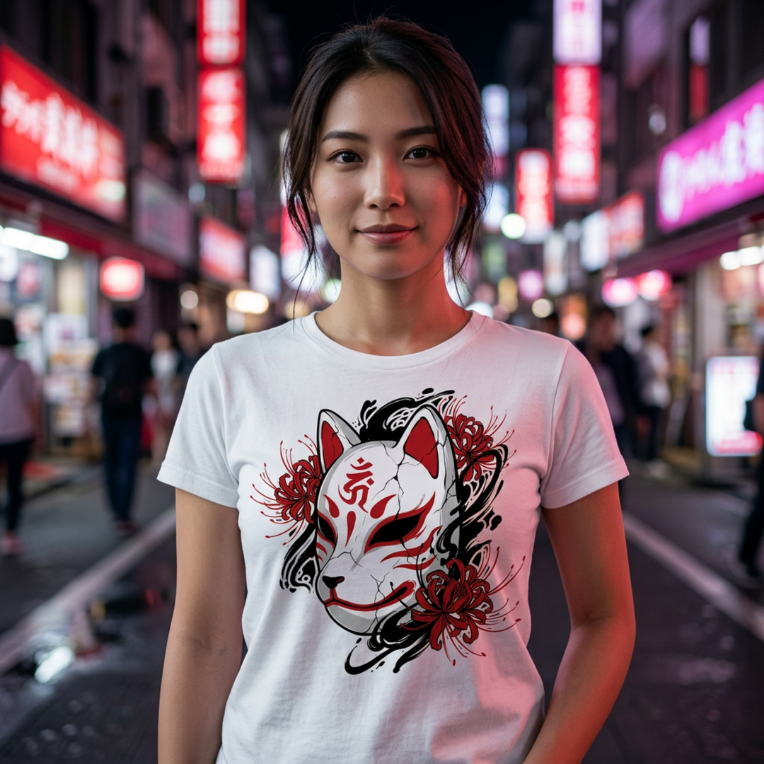 Broken Kitsune - T-Shirt