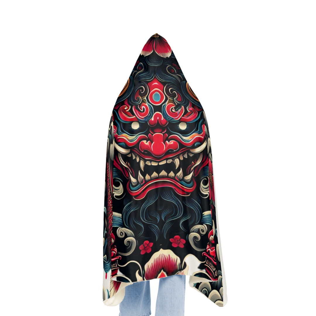 Crimson Demon Tide - Hooded blanket