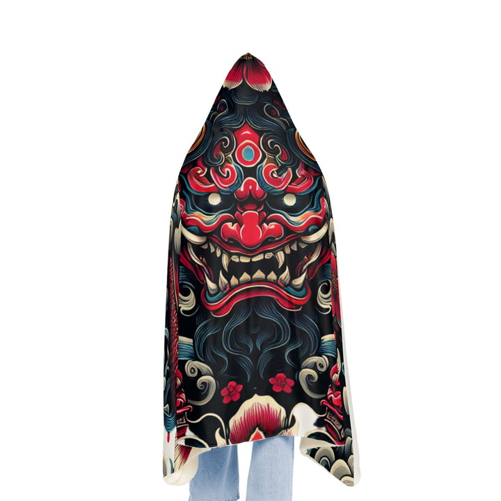 Crimson Demon Tide - Hooded blanket