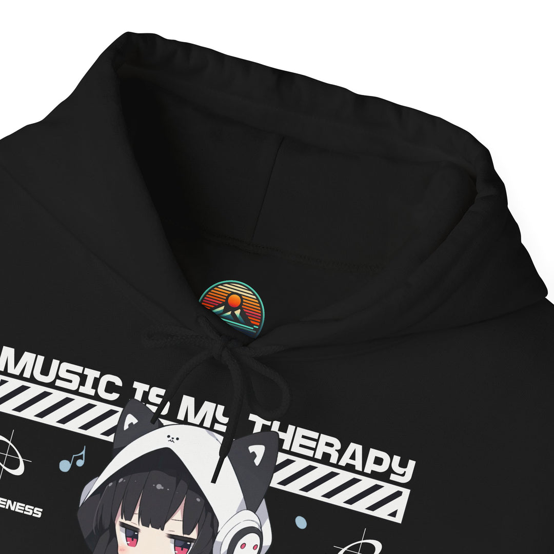 Music Is My Therapy - Anime Unisex Hoodie