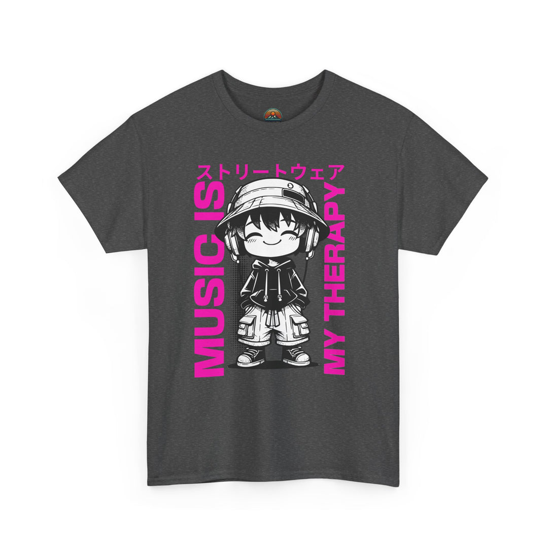 Music is my Therapy - Anime Unisex T-Shirt