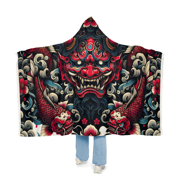 Crimson Demon Tide - Hooded blanket