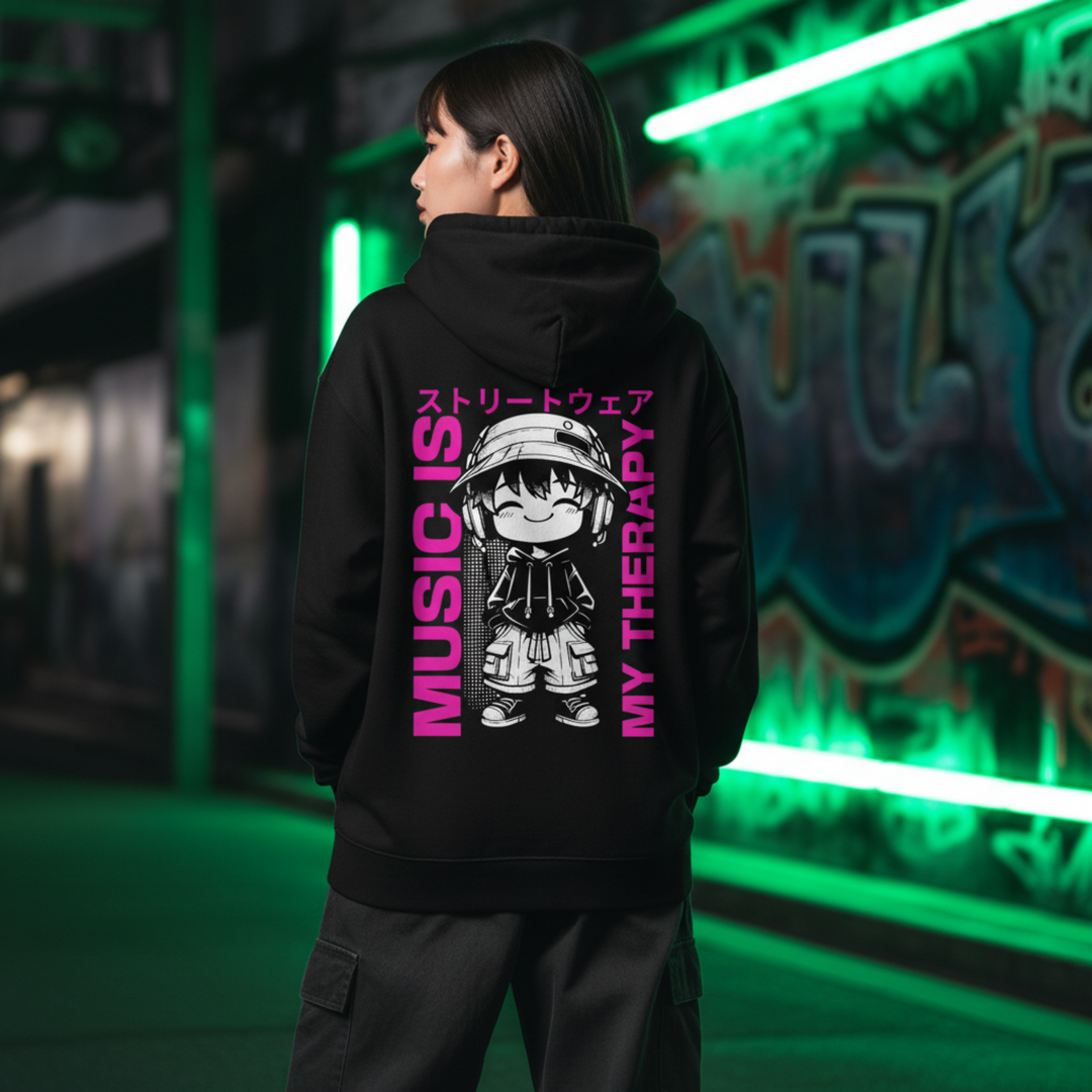 Music is my Therapy - Hoodie