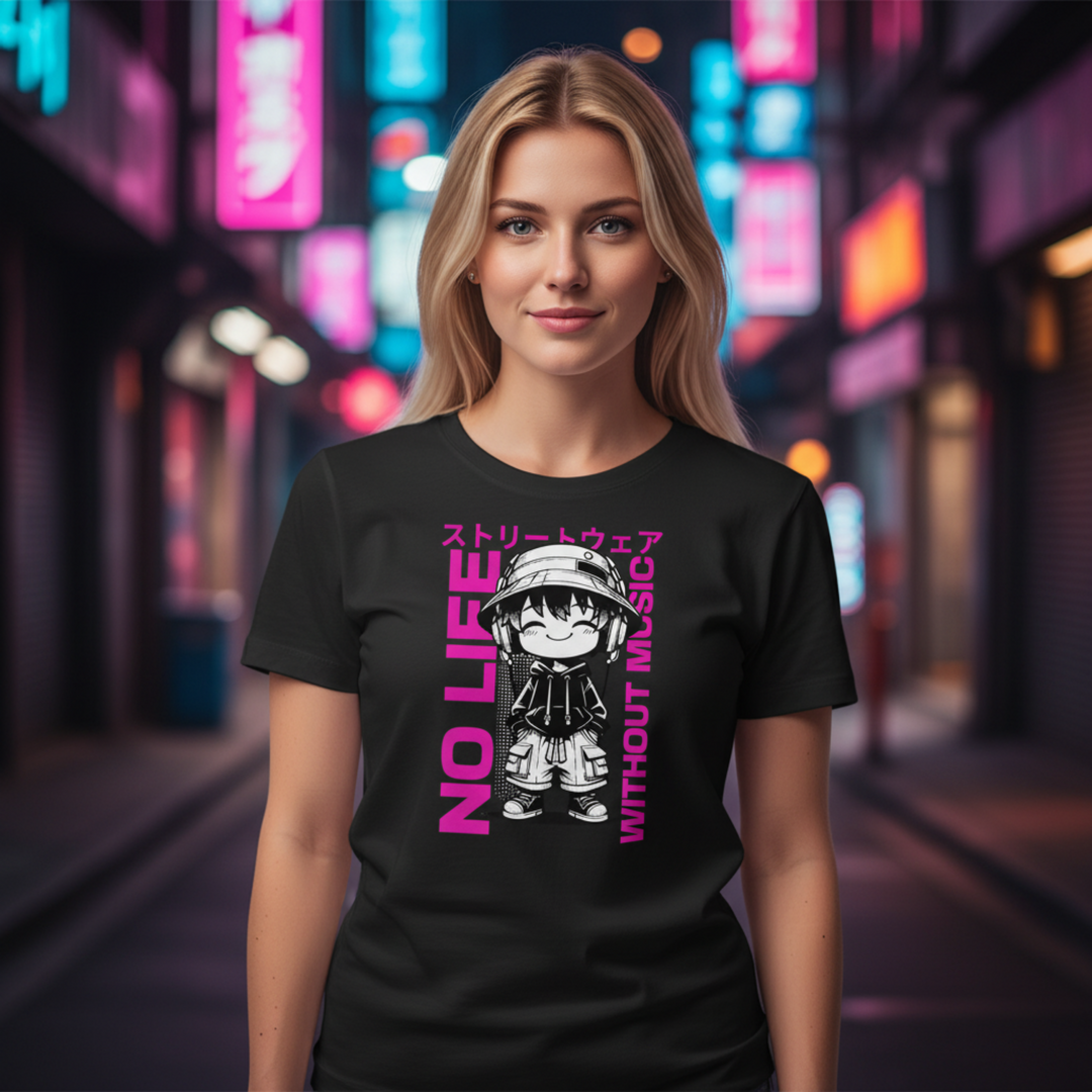 No life without Music - Anime Unisex T-Shirt