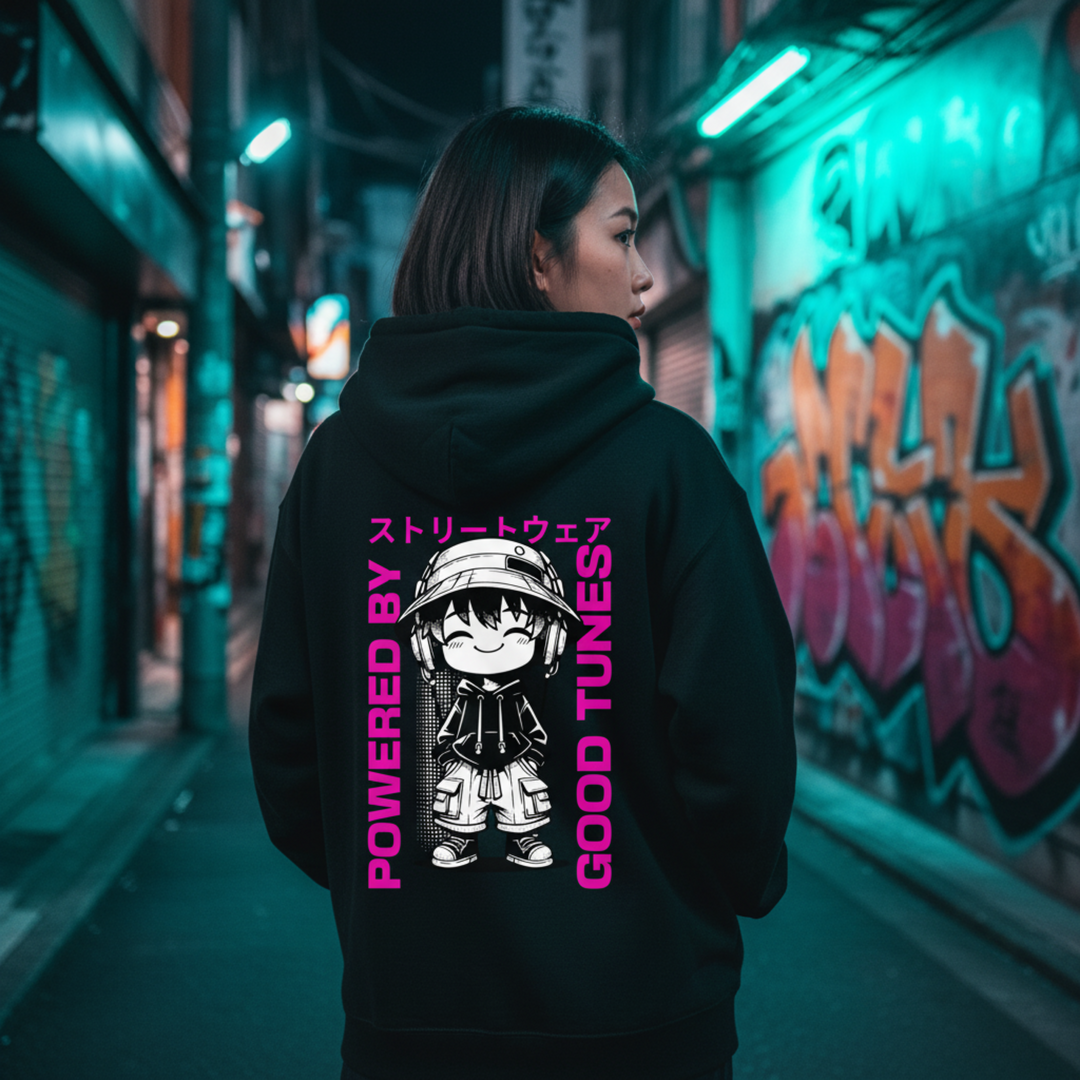 Powered by good Tunes - Hoodie