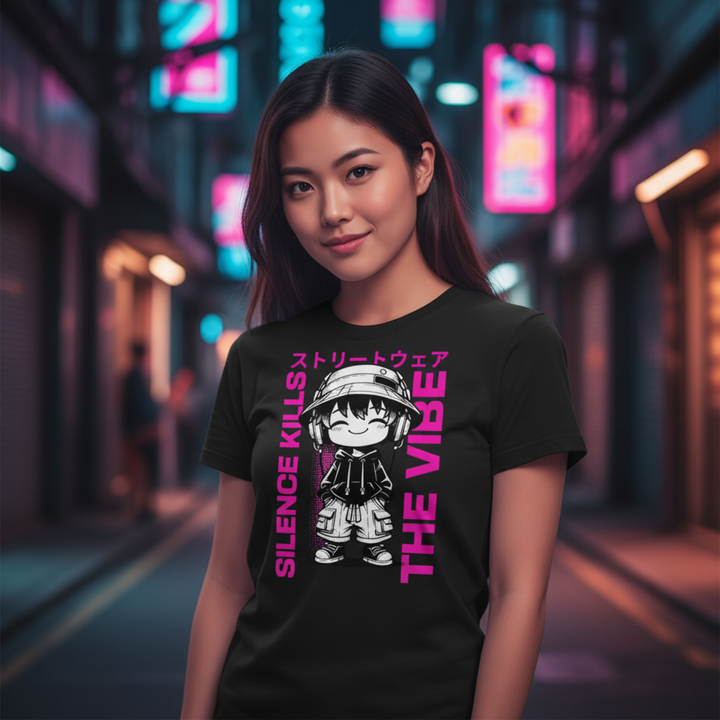 Powered by Good Tunes - Anime Unisex T-Shirt